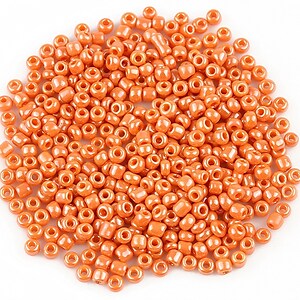 Margele de nisip 2mm lucioase (50g) - cod 506 - portocaliu