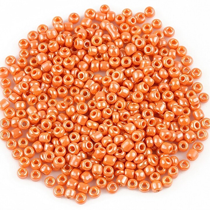 Margele de nisip 2mm lucioase (50g) - cod 506 - portocaliu