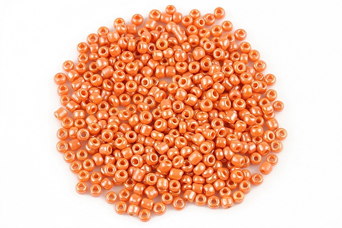 Margele de nisip 2mm lucioase (50g) - cod 506 - portocaliu