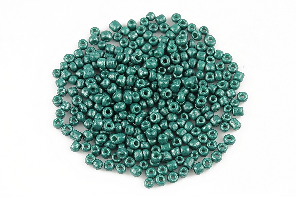 Margele de nisip 2mm (50g) - cod 509 - verde turcoaz inchis