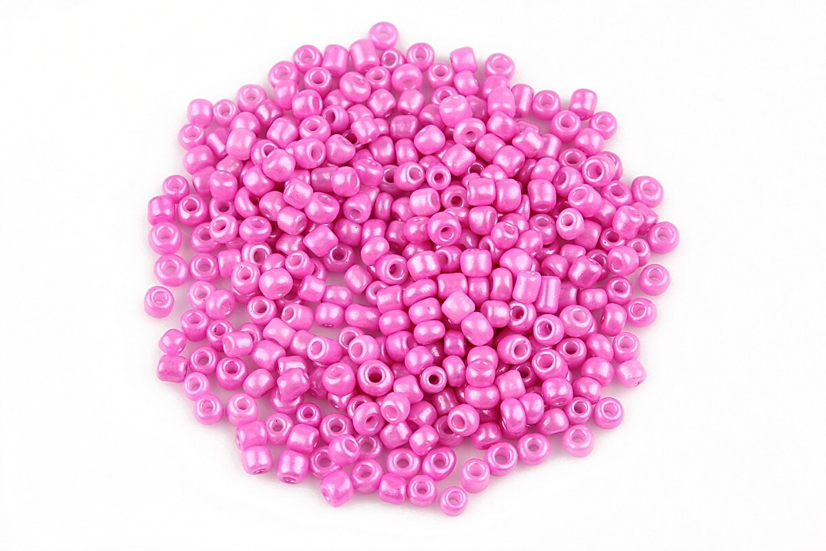 Margele de nisip 2mm sidefate (50g) - cod 512 - roz