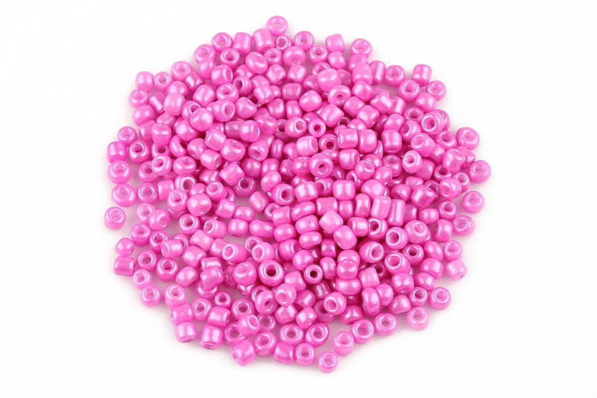 Margele de nisip 2mm sidefate (50g) - cod 512 - roz