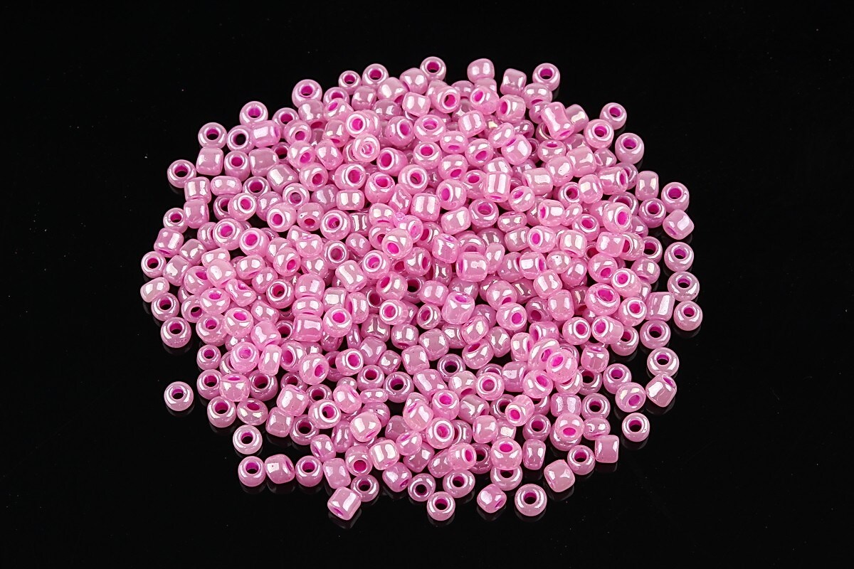 Margele de nisip 2mm perlate (50g) - cod 516 - roz