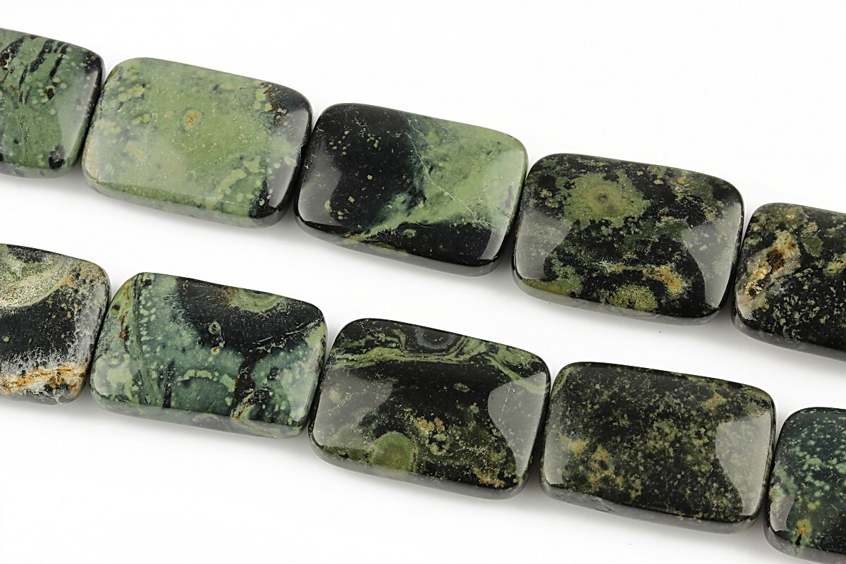 Jasper Kambaba pernute 18x13mm