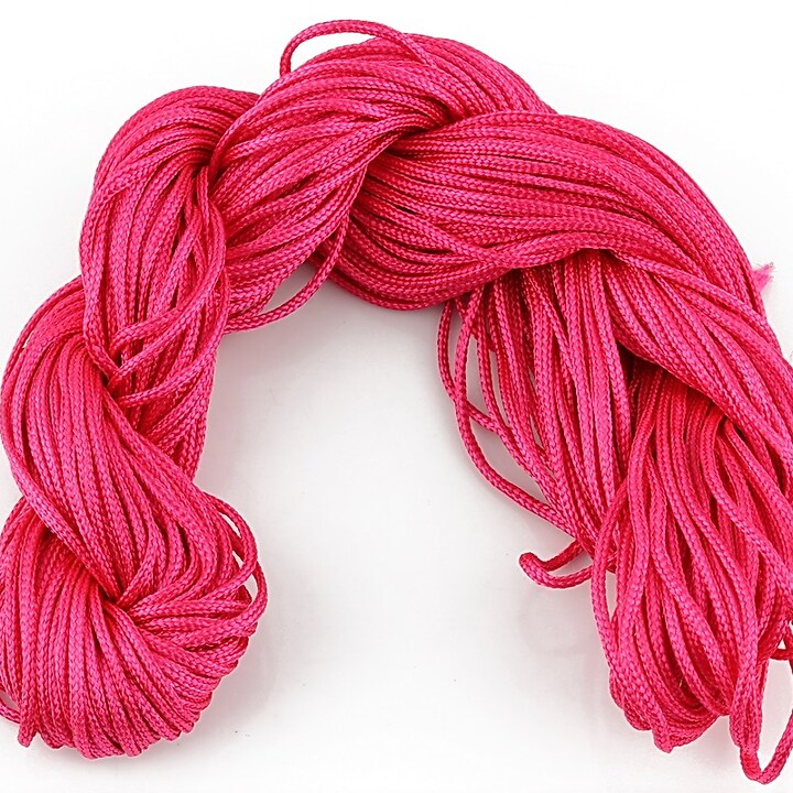 Ata nylon, grosime 1mm, aprox. 20-22m, magenta