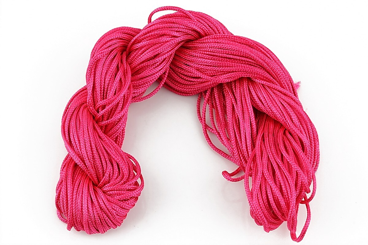 Ata nylon, grosime 1mm, aprox. 20-22m, magenta