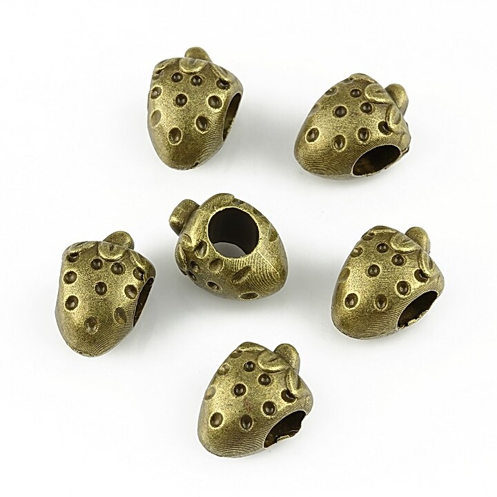 Distantier bronz tip Pandora, capsuna 8x11mm