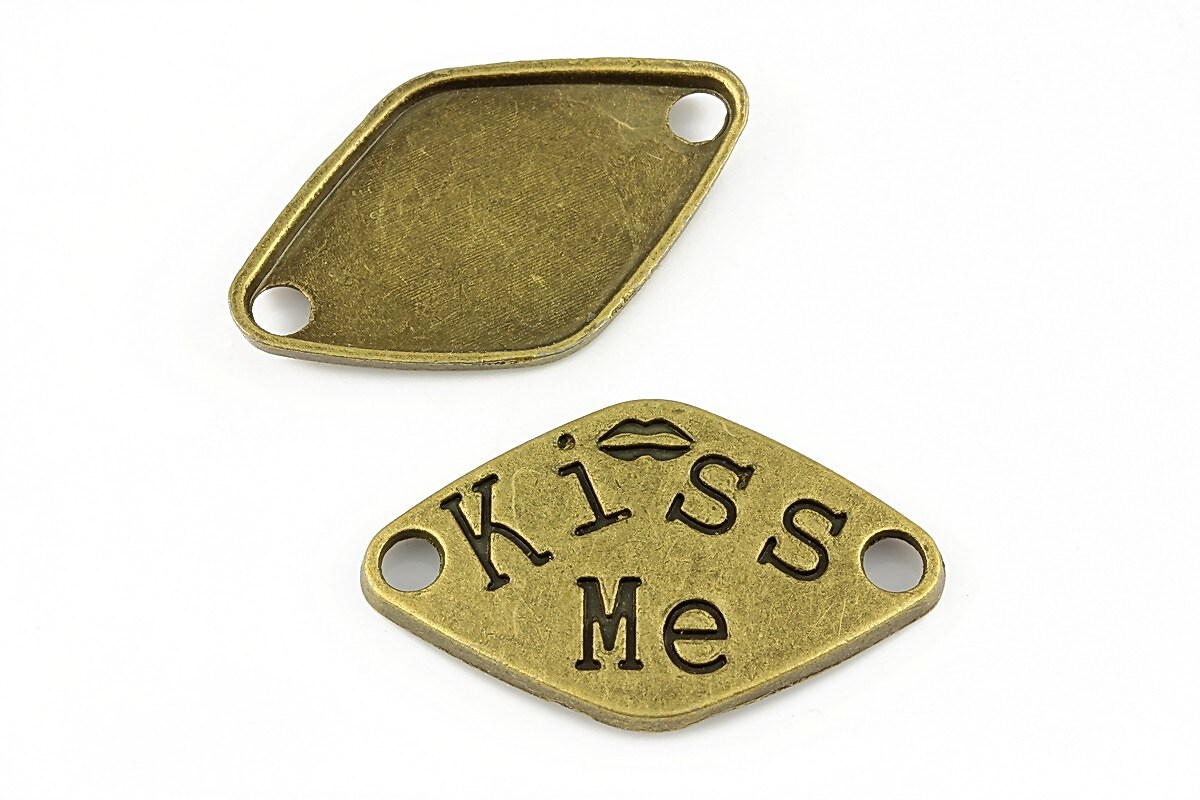 Link bronz Kiss Me 33x20mm