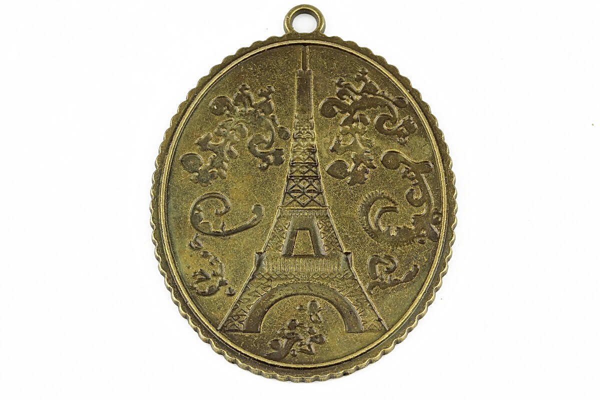 Pandantiv bronz "Le Tour Eiffel" 55x40mm