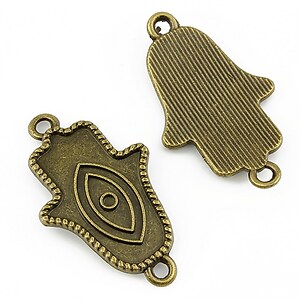 Link bronz mana Hamsa 33x19mm