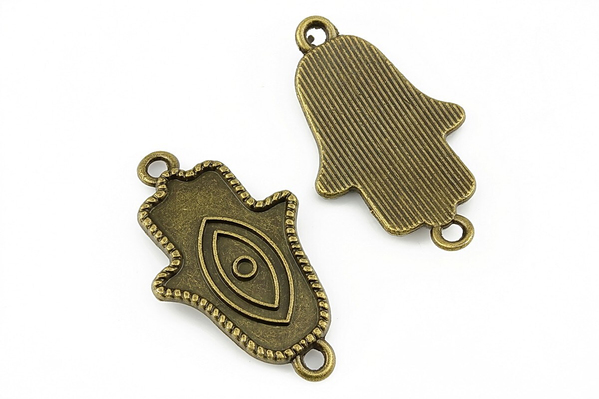 Link bronz mana Hamsa 33x19mm