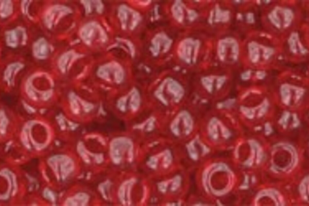 Margele Toho rotunde 8/0 - Transparent Ruby