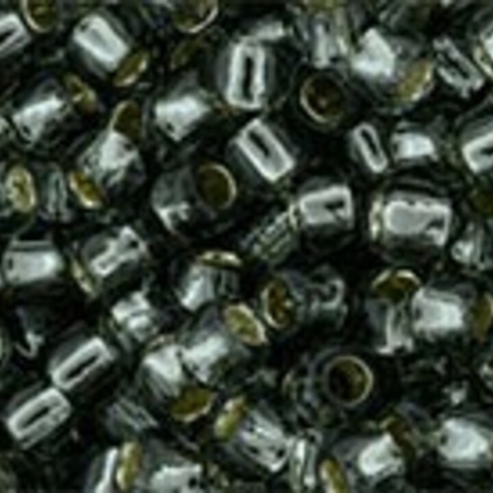 Margele Toho rotunde 8/0 - Silver-Lined Black Diamond