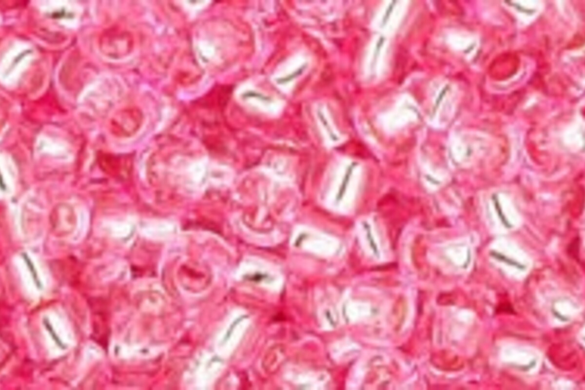Margele Toho rotunde 8/0 - Silver-Lined Pink