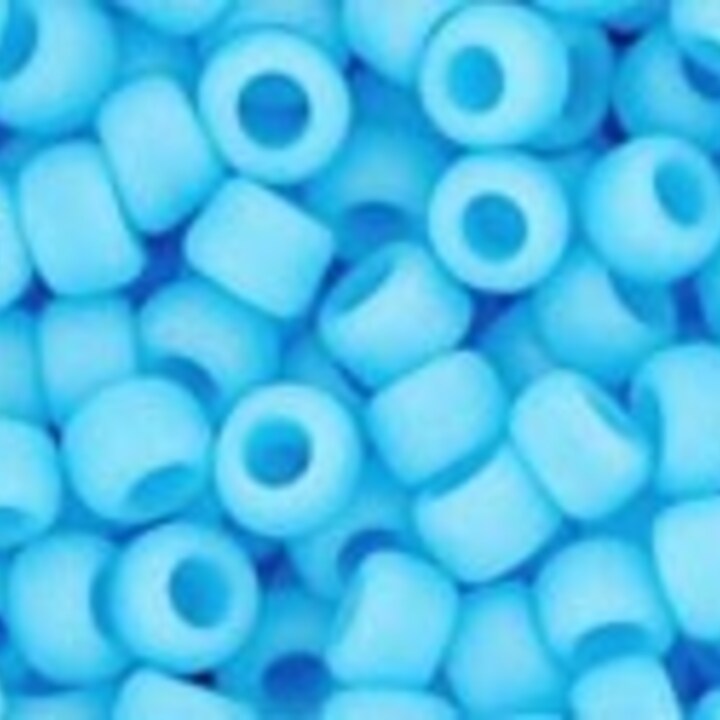 Margele Toho rotunde 8/0 - Opaque-Frosted Blue Turquoise