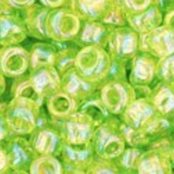 Margele Toho rotunde 8/0 - Trans-Rainbow Lime Green
