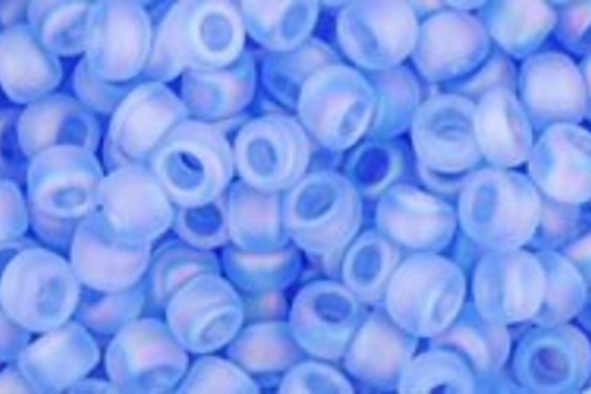 Margele Toho rotunde 8/0 - Trans-Rainbow-Frosted Lt Sapphire