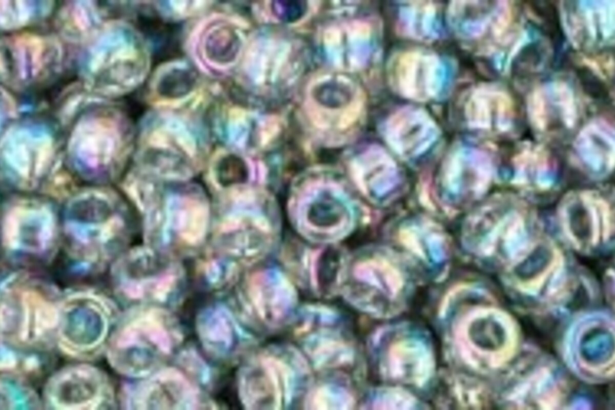 Margele Toho rotunde 8/0 - Trans-Rainbow Black Diamond