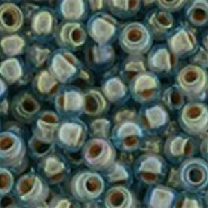 Margele Toho rotunde 8/0 - Inside-Color Rainbow Aqua/Brick