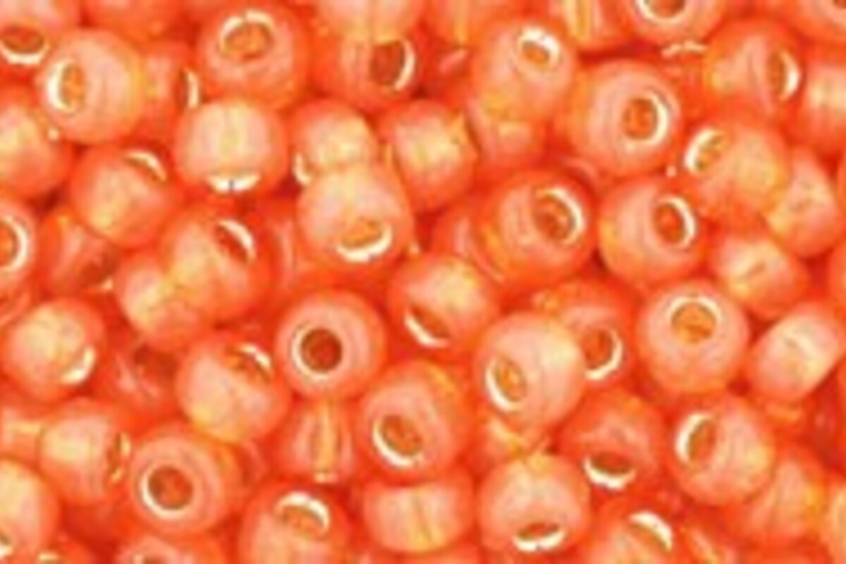 Margele Toho rotunde 8/0 - Silver-Lined Milky Grapefruit
