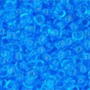 Margele Toho rotunde 11/0 - Transparent Dark Aquamarine