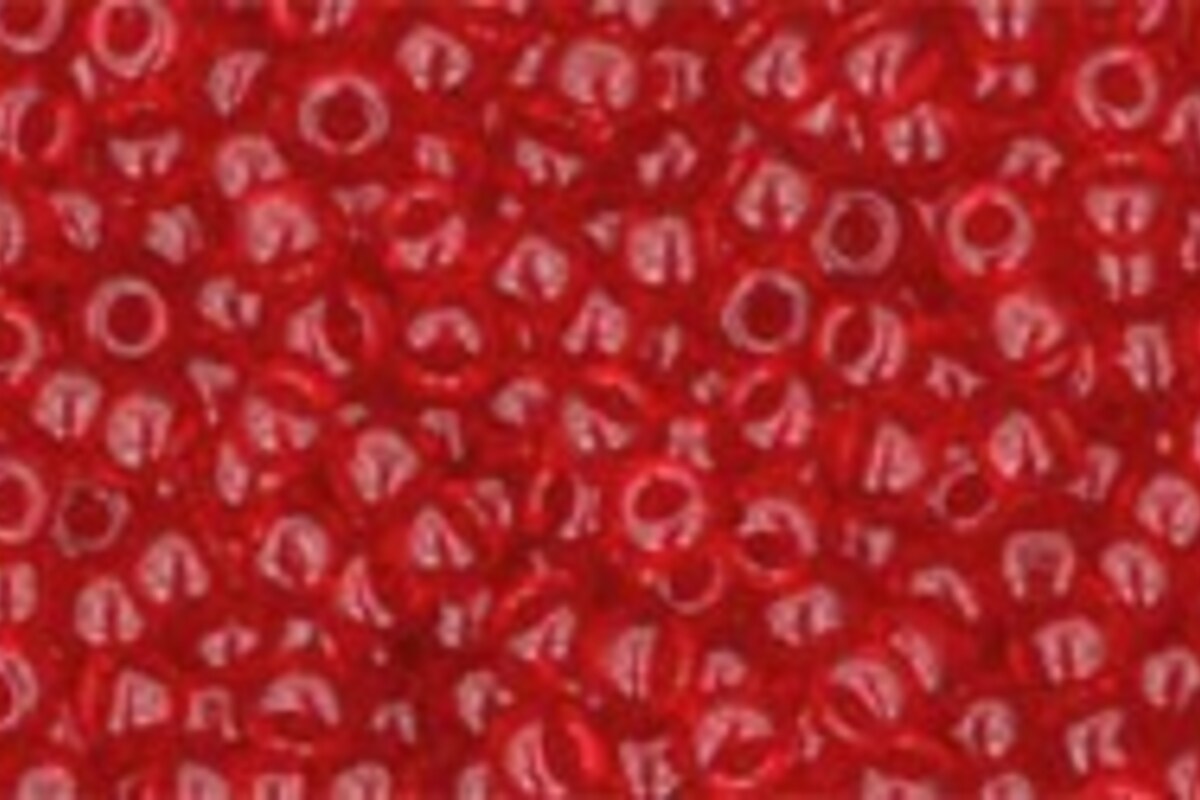 Margele Toho rotunde 11/0 - Transparent Ruby