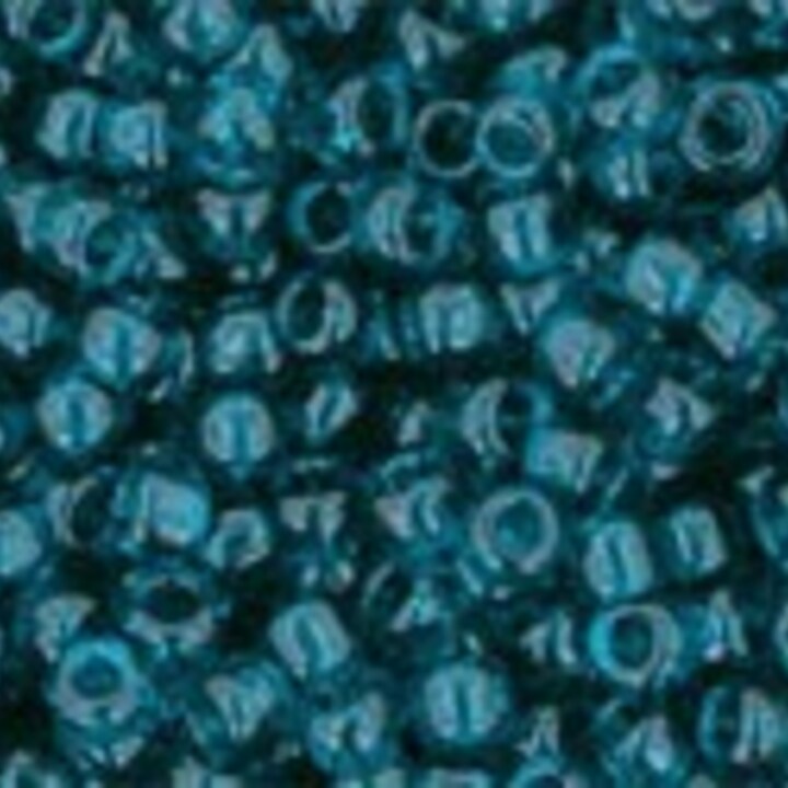 Margele Toho rotunde 11/0 - Transparent Capri Blue