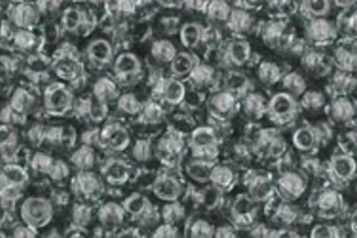 Margele Toho rotunde 11/0 - Transparent Black Diamond