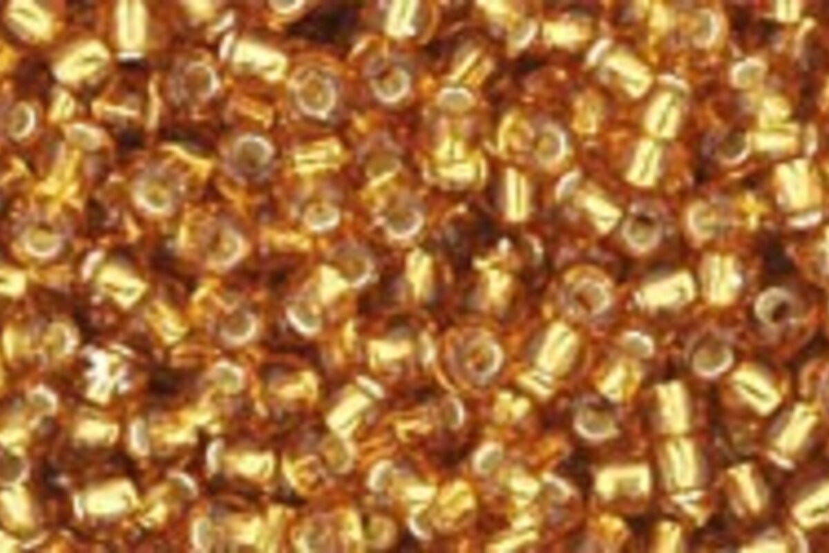 Margele Toho rotunde 11/0 - Silver-Lined Topaz