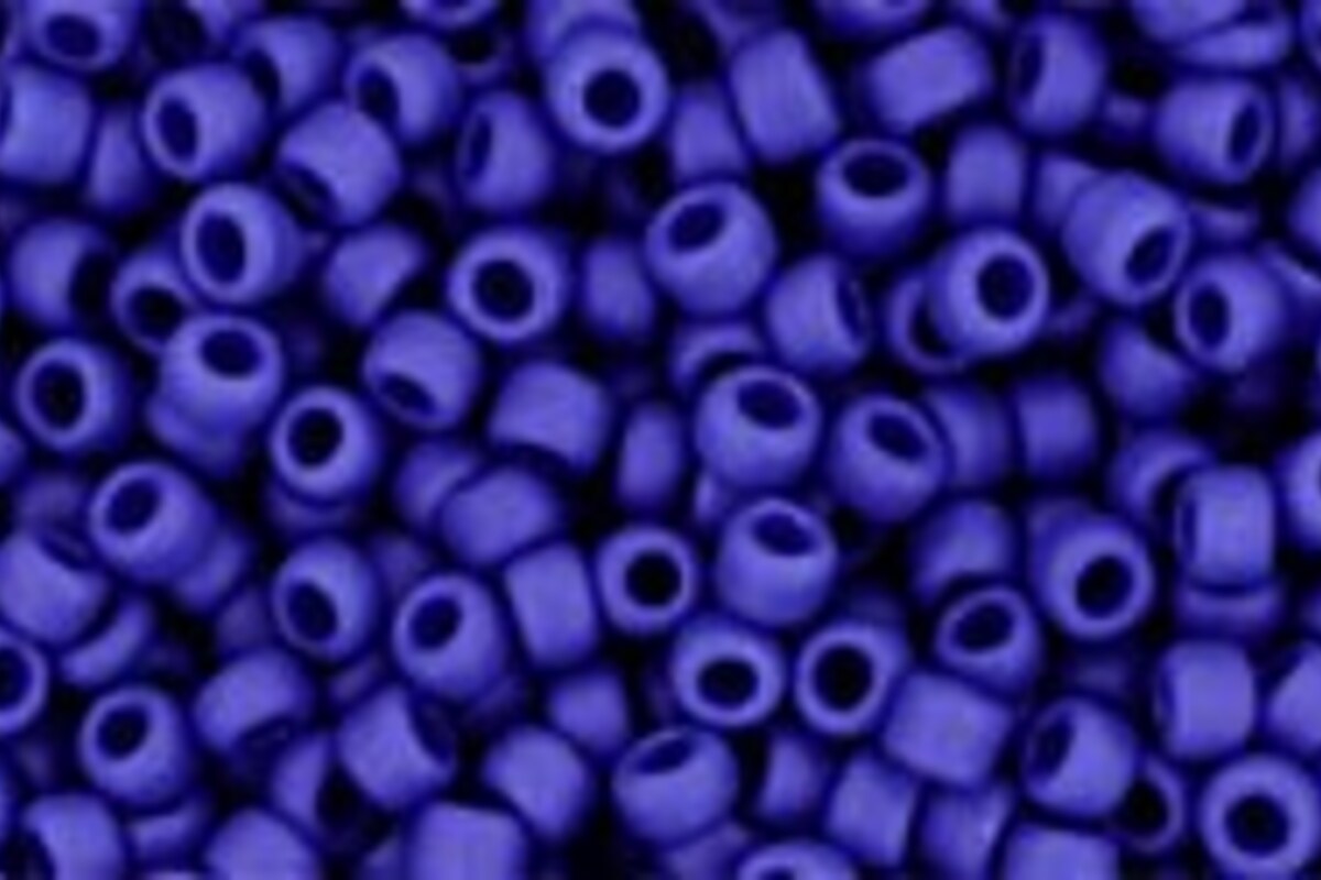 Margele Toho rotunde 11/0 - Opaque-Frosted Navy Blue