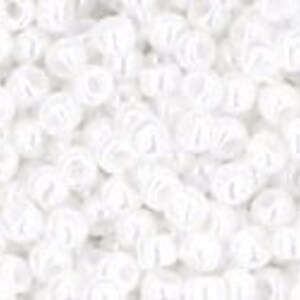 Margele Toho rotunde 11/0 - Opaque-Lustered White