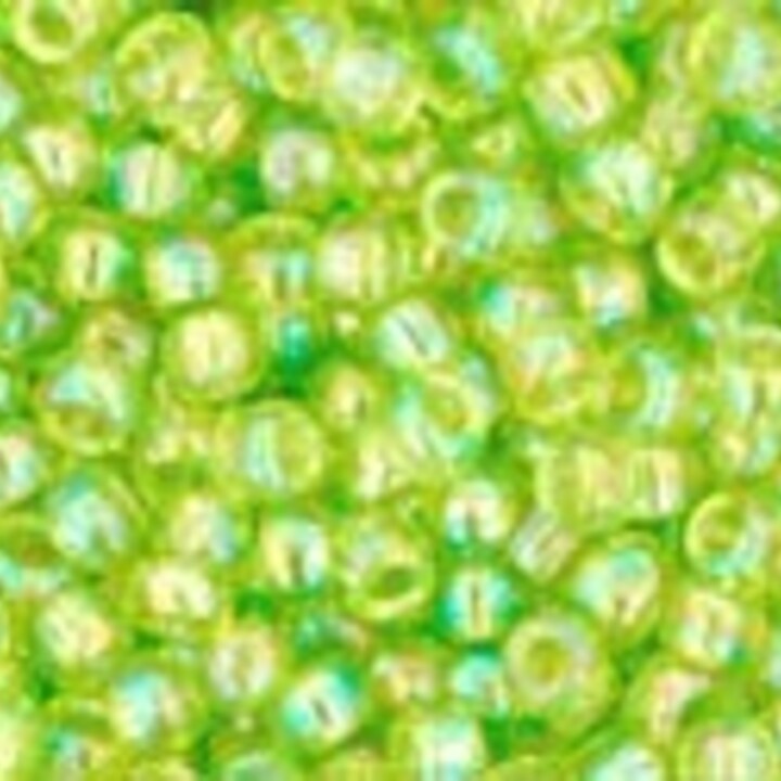 Margele Toho rotunde 11/0 - Trans-Rainbow Lime Green