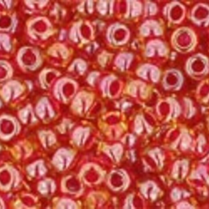 Margele Toho rotunde 11/0 - Inside-Color Lt Topaz/Pomegranate Lined