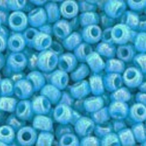 Margele Toho rotunde 11/0 - Opaque-Rainbow Blue Turquoise