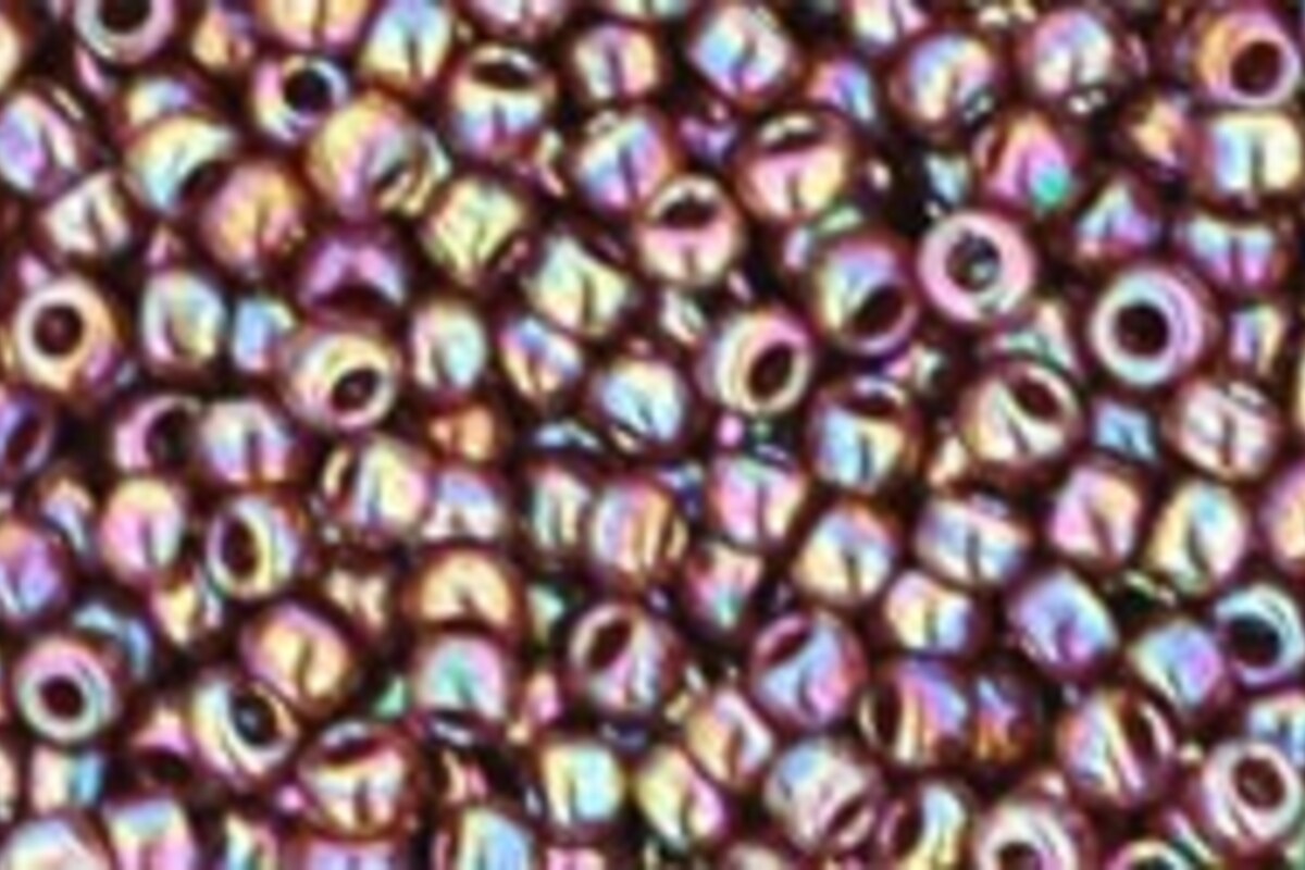 Margele Toho rotunde 11/0 - Opaque-Rainbow Oxblood