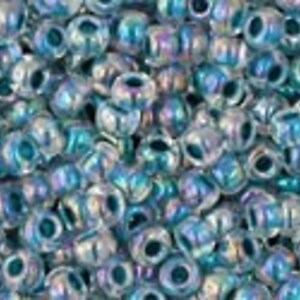 Margele Toho rotunde 11/0 - Inside-Color Rainbow Crystal/Capri Lined