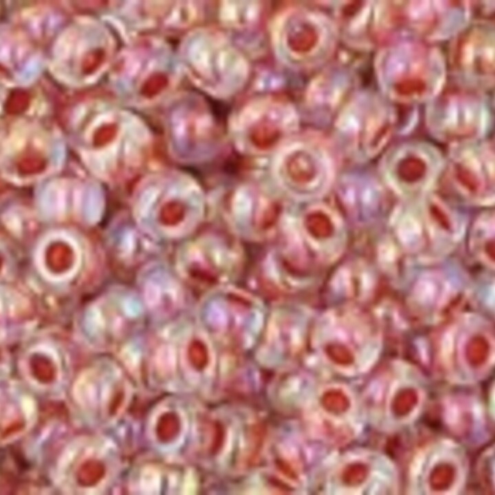 Margele Toho rotunde 11/0 - Inside-Color Rainbow Crystal/Sandstone Lined