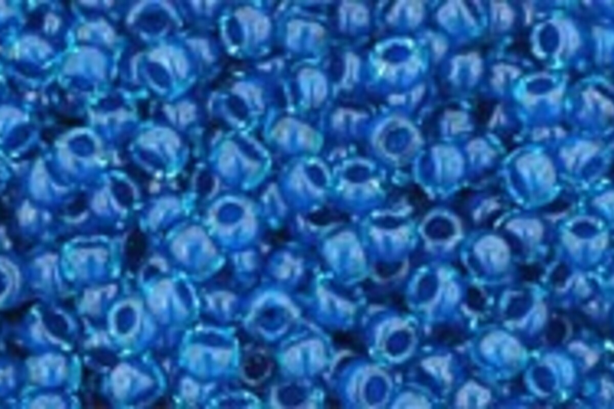 Margele Toho rotunde 11/0 - Inside-Color Aqua/Capri Lined