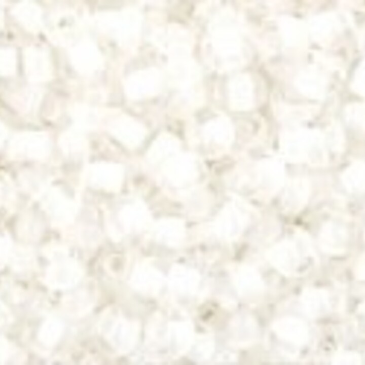Margele Toho rotunde 11/0 - Inside-Color Crystal/Snow Lined
