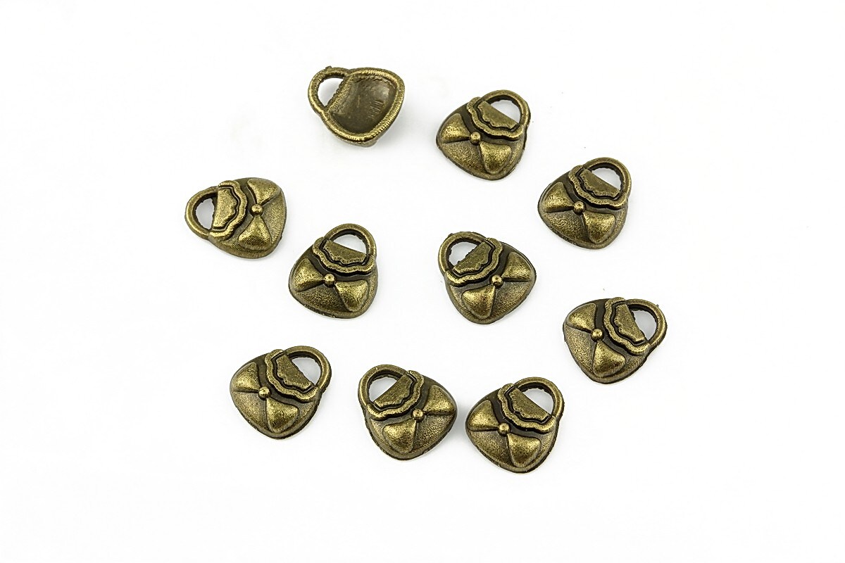 Charm bronz poseta 8x7mm