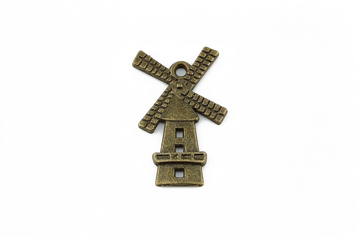 Charm bronz moara 28x17mm