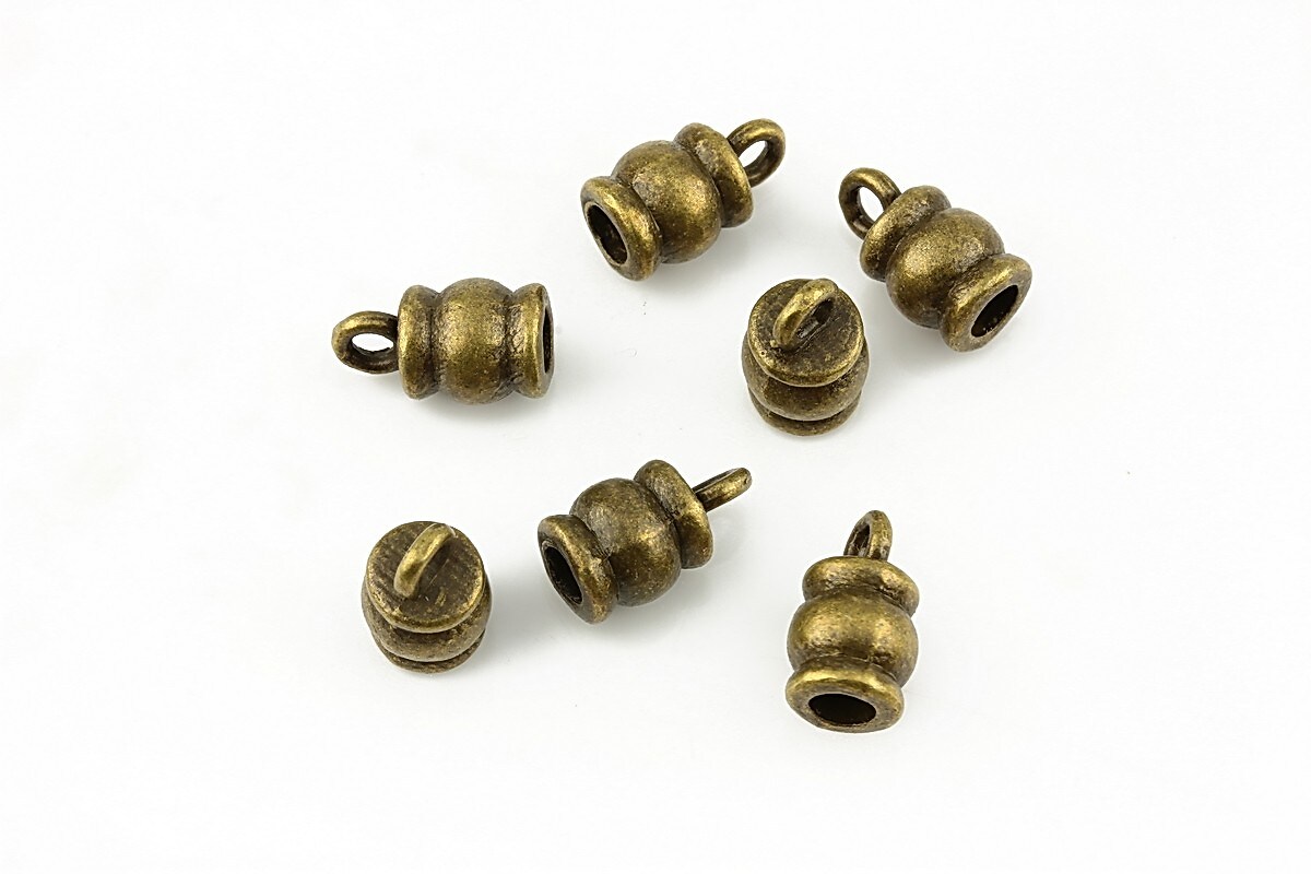 Capat de snur bronz 11x6mm (interior 4mm)