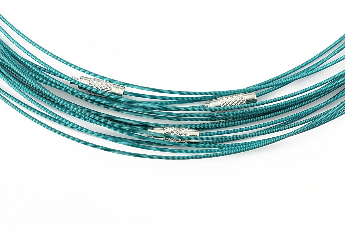 Baza siliconata colier, diametru 14,5cm - turcoaz