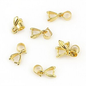 Agatatoare pandantiv aurie 12mm