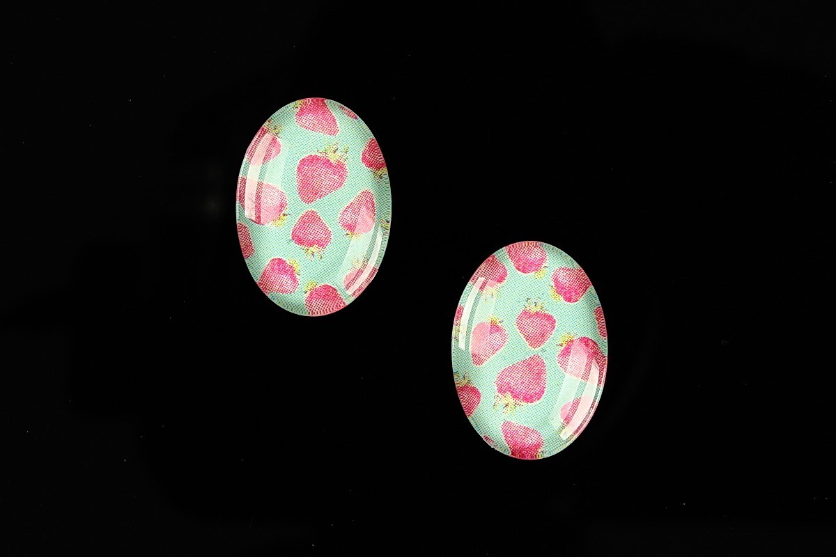 Cabochon sticla 18x13mm "Background" cod 850