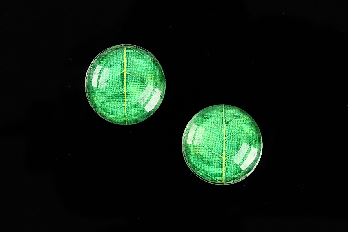 Cabochon sticla 16mm "Pattern" cod 892