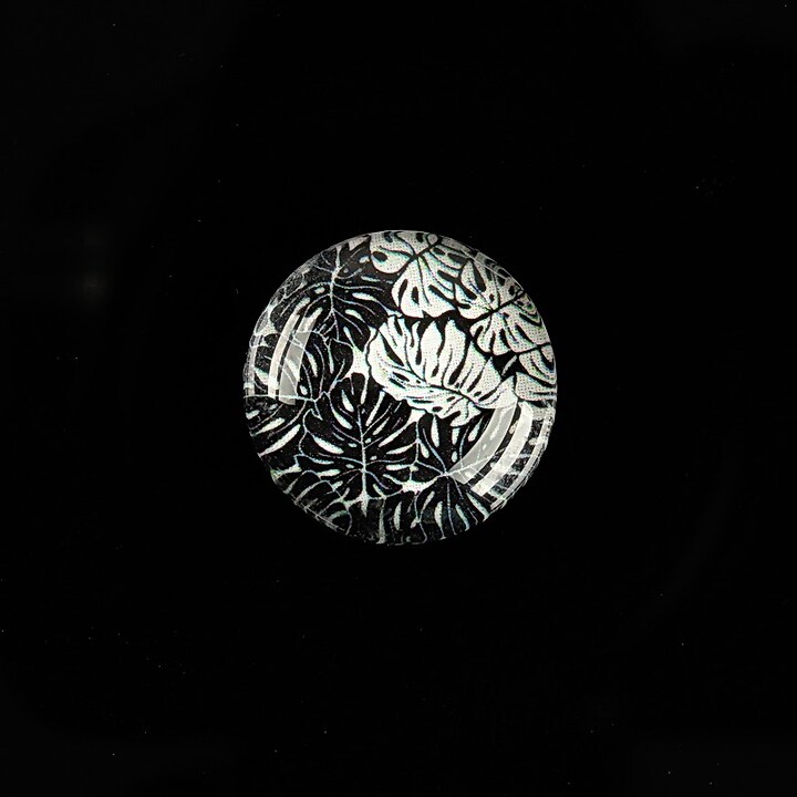 Cabochon sticla 18mm "Pattern" cod 913