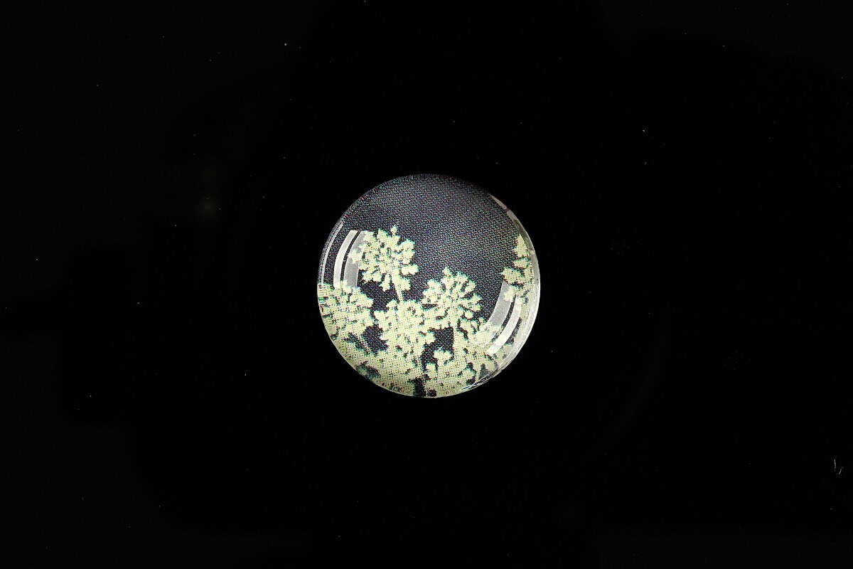 Cabochon sticla 18mm "Pattern" cod 914