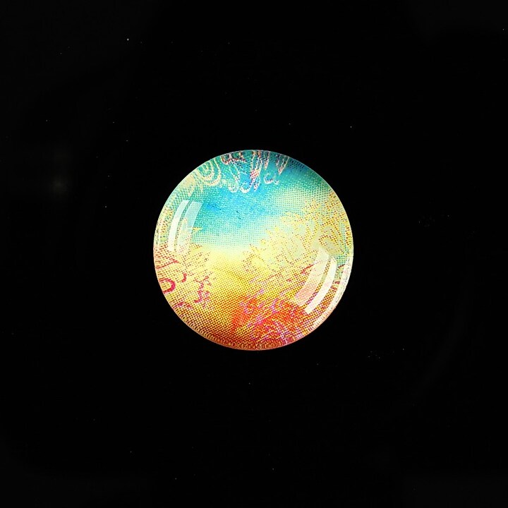 Cabochon sticla 18mm "Pattern" cod 923