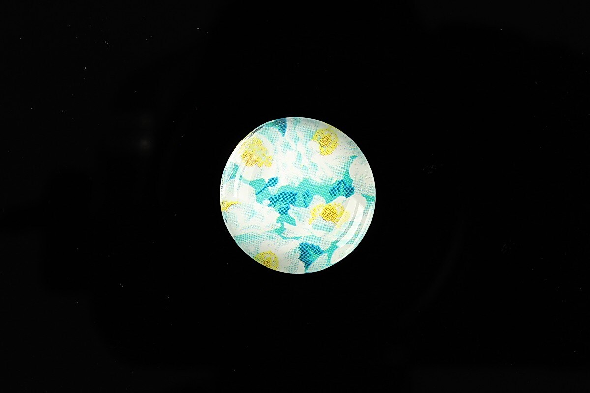 Cabochon sticla 18mm "Pattern" cod 924